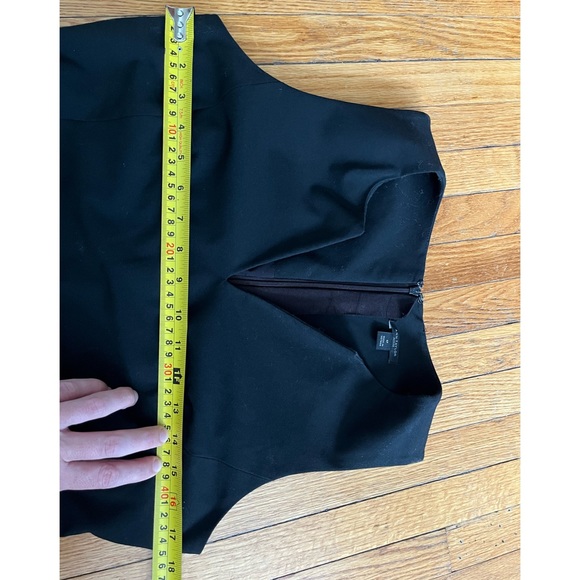ANN TAYLOR black sheath dress in size small - Picture 3 of 6